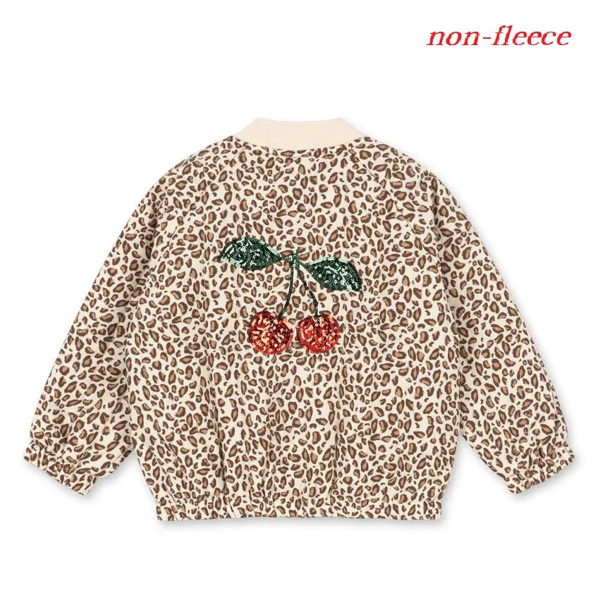Children's Jacket 2026 Winter New Printed Cute Fleece Thermal Girls Jacket Cotton Thickened Windproof Boys Baby Cotton Clothes