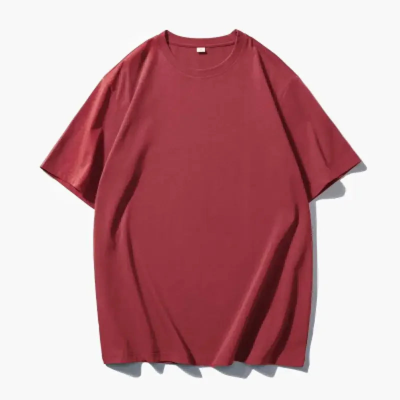 2025 Summer Mens soild color T Shirts Male Casua  Short Sleeve Classical Tee Mens Cotton Oversized Hip-Hop Top Tees S-5Xl