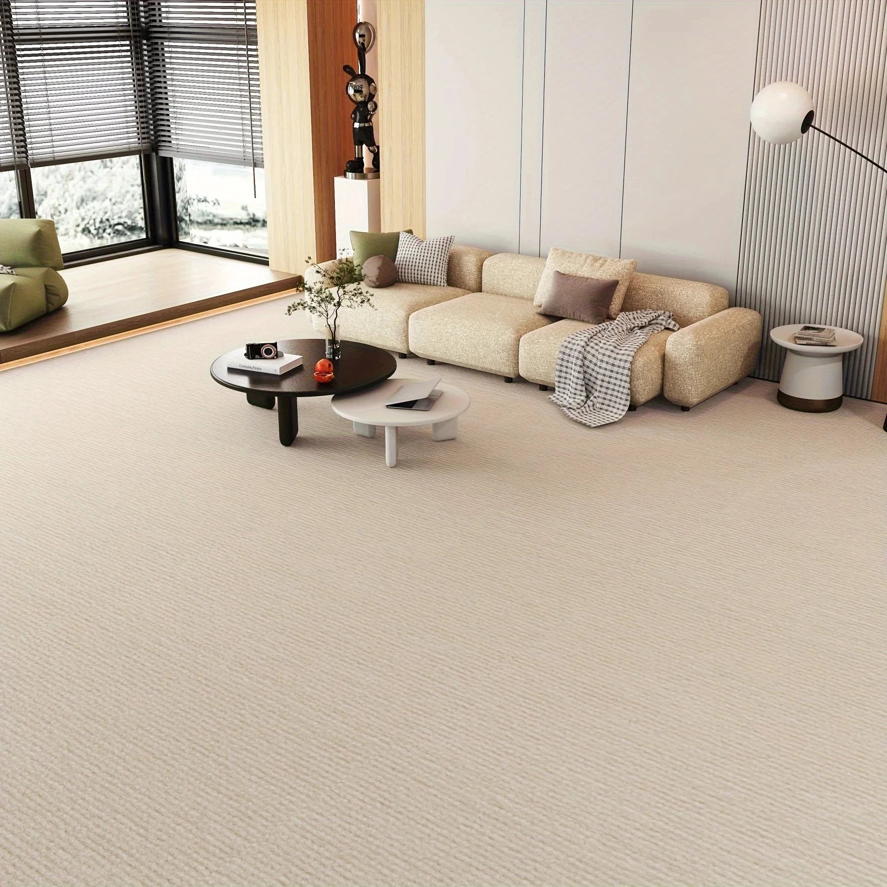50cmX2m Kitchens Bedroom Rug Water Uptake Home Decor Self-adhesive Room Decoration Bathroom Rugs Solid Color Carpet Living Room