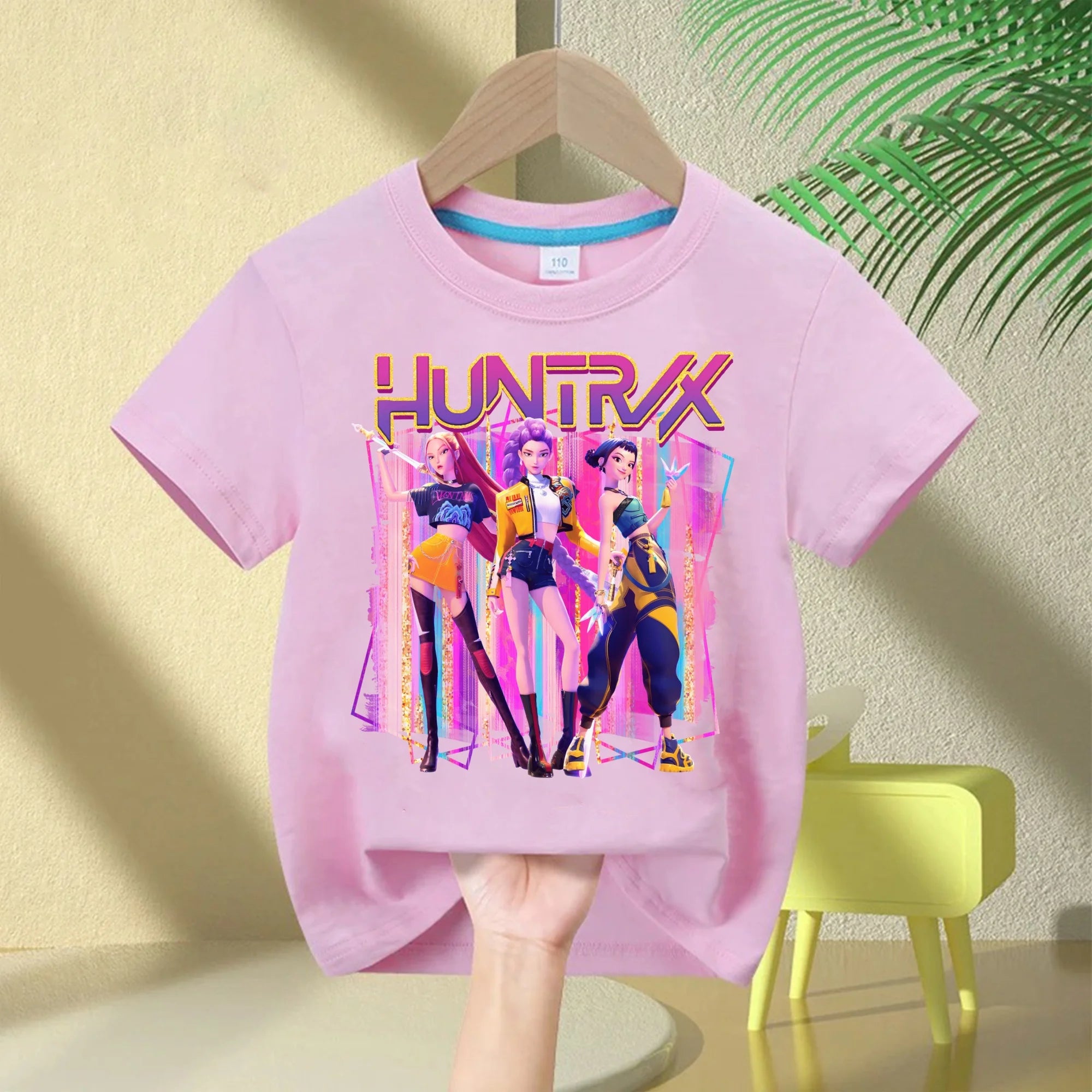 Kpop Demon Hunters 2026 Hot Movie Kids T‑Shirt Soft Cotton Toddler Boys Girls Tops Fashion Casual Children Clothing Fan Gifts