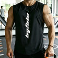 Men's sleeveless tops broad shoulder fitness vest sports leisure jogging quick-drying summer training clothes mesh men tank top