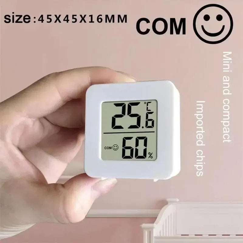Mini Indoor Thermometer Hygrometer LCD Digital Display Humidity Meter Sensor Ambient Temperature Monitor Home Kitchen Bathroom‌