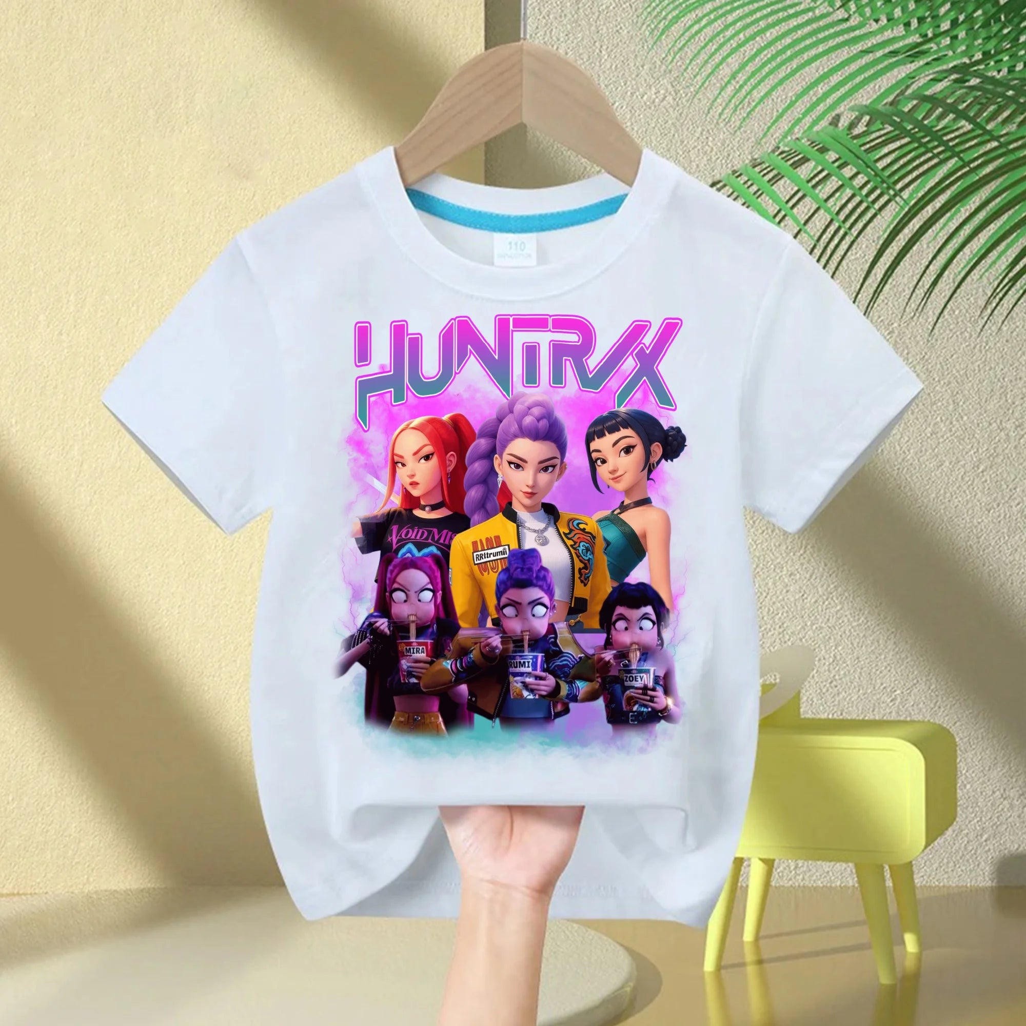 Kpop Demon Hunters 2026 Hot Movie Kids T‑Shirt Soft Cotton Toddler Boys Girls Tops Fashion Casual Children Clothing Fan Gifts