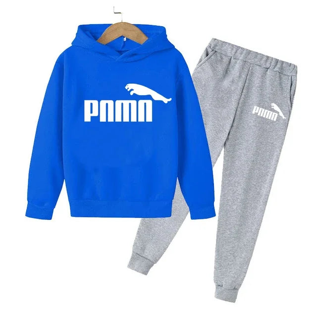 3-12 Years Children Holiday Gifts 2pcs Set Boy Girl Kid's Clothes Hoodie+Pants Suit  Spring Autumn Tracksuit