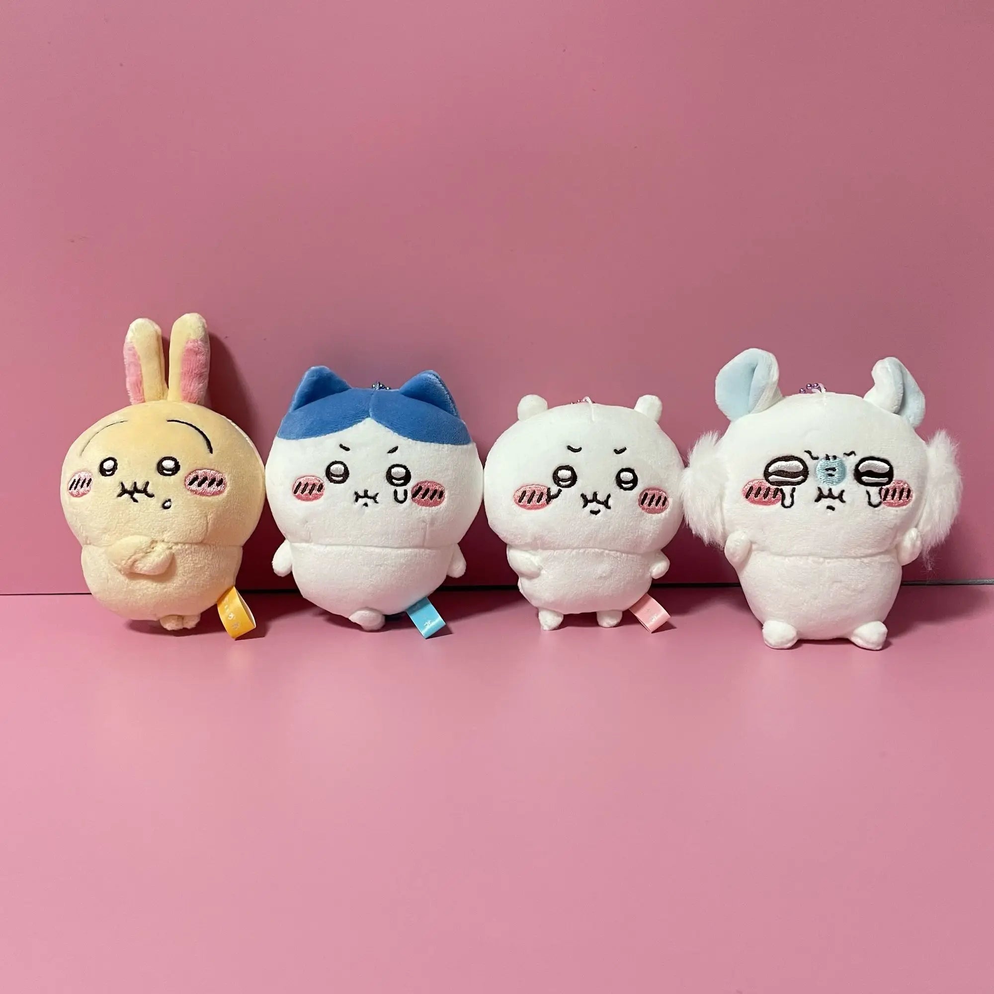 Anime Momonga Plush Doll Kawaii Hachiware Usagi Backpack Car Pendant Decoration Grab Machine Dolls Children Toy Gift