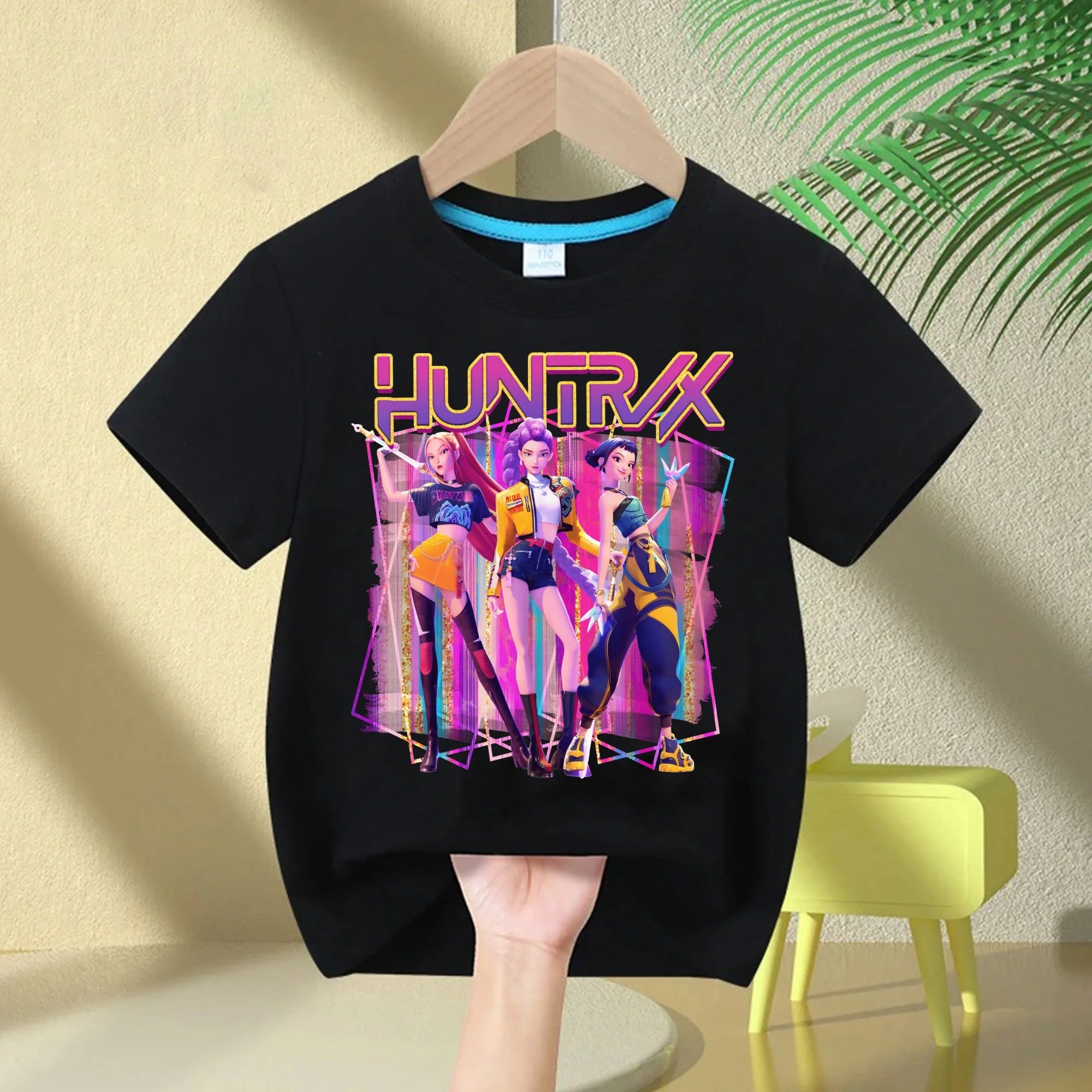 Kpop Demon Hunters 2026 Hot Movie Kids T‑Shirt Soft Cotton Toddler Boys Girls Tops Fashion Casual Children Clothing Fan Gifts