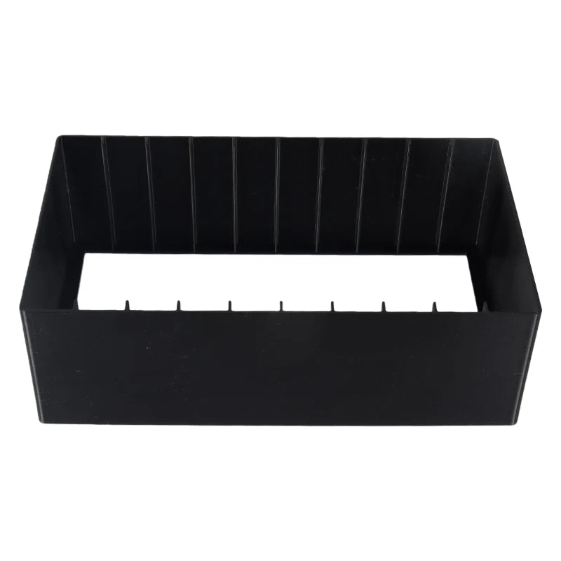 CD/DVD Media Storage Organizer 10 Grid Tape Storage Rack Durable Black Plastic Display Stands For Home And Office Organization