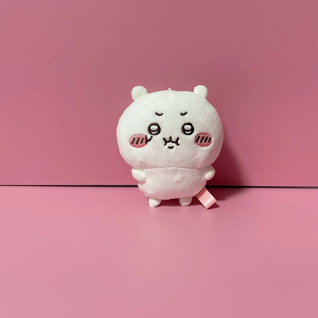 Anime Momonga Plush Doll Kawaii Hachiware Usagi Backpack Car Pendant Decoration Grab Machine Dolls Children Toy Gift