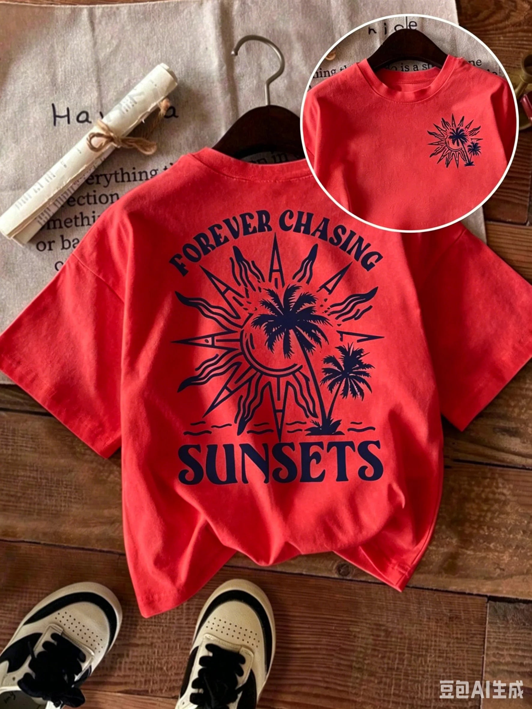 New Summer Cotton T-Shirt for Kids, Daily Casual Style, Breathable and Comfortable, Short-Sleeved, with a Cartoon Lemon Print.