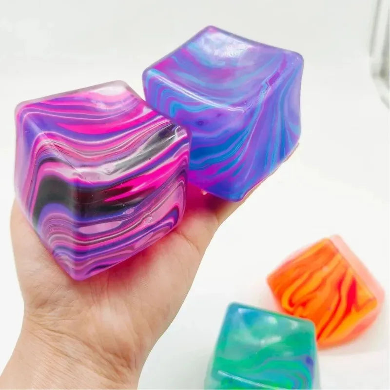 &100+Pcs Surprise Box Toys Novelty Stress Relief Assorted Squishy Figures Blind Box Fun Mystery Fidget  Stress Relief Surprise