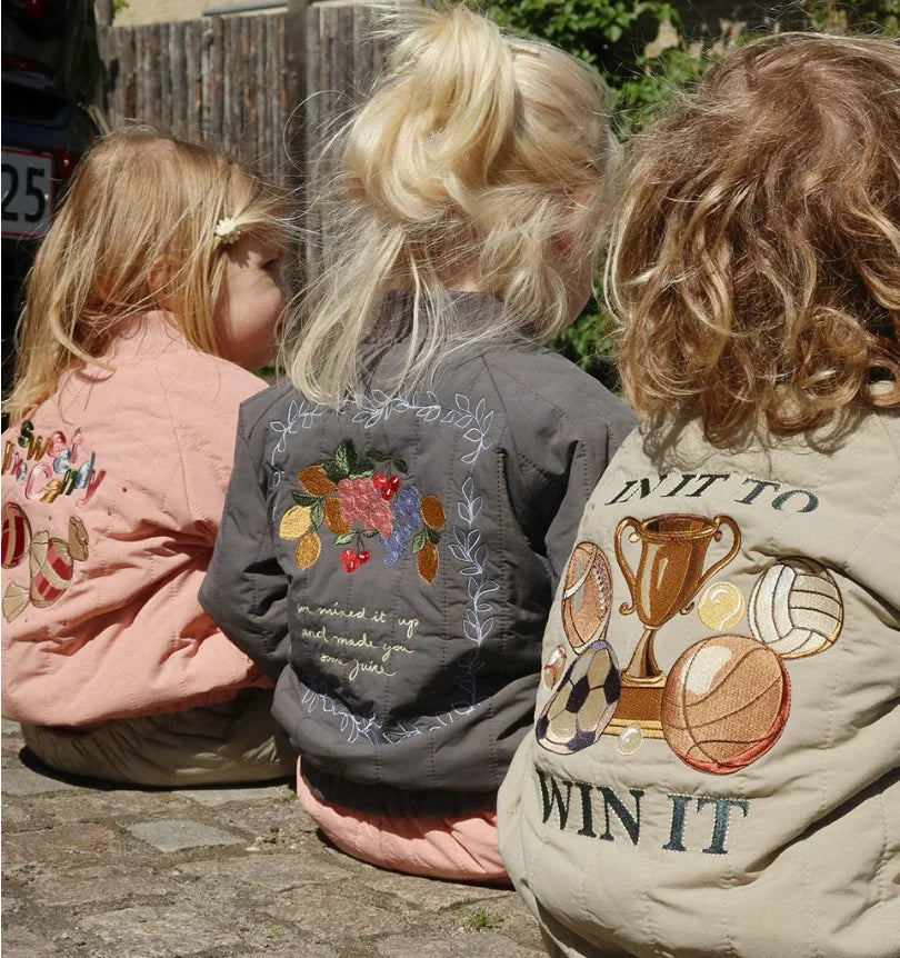 Children's Jacket 2026 Winter New Printed Cute Fleece Thermal Girls Jacket Cotton Thickened Windproof Boys Baby Cotton Clothes