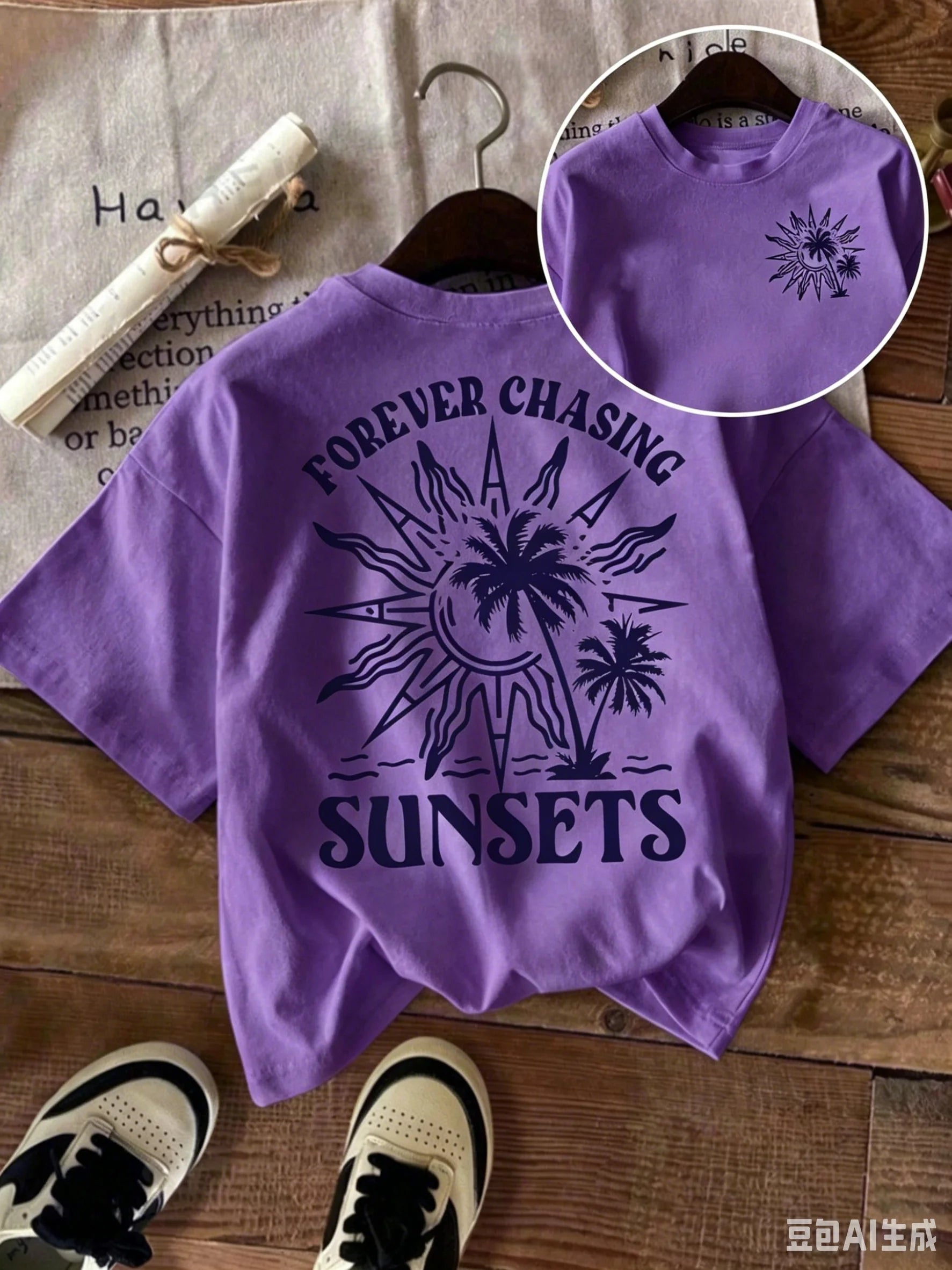 New Summer Cotton T-Shirt for Kids, Daily Casual Style, Breathable and Comfortable, Short-Sleeved, with a Cartoon Lemon Print.