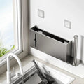 Kitchen Paper Towel Holder Adhesive Tissue Hanger Punch-Free Roll Paper Dispenser Cabinet Storage Napkin Rack