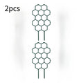 2pcsHoneycomb Design Plant Trellis, Rustproof Plastic Support for Potted Vines and Flowers, Indoor Outdoor Garden Climbing Frame
