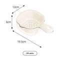1pcs Dopamine Drainage Basket Fruit Washing Artifact Double-layer Food Grade Thick Wall Hanging Fruit Basket Kitchen