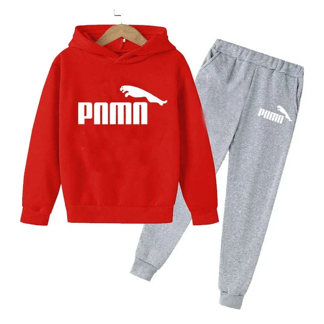 3-12 Years Children Holiday Gifts 2pcs Set Boy Girl Kid's Clothes Hoodie+Pants Suit  Spring Autumn Tracksuit
