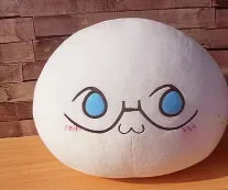 Classic Round Ball Shape Plush Pillow Toy Multi Expression Anime Character Stuffed Doll Role Play Decorative Plush Figurine Gift