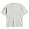 Unisex 100% Cotton Crew Neck T‑Shirt, Soft Breathable Pure Cotton Solid Color Tee, Classic Casual Short Sleeve Top, Summer Comfortable Everyday T-Shirts for Men Women