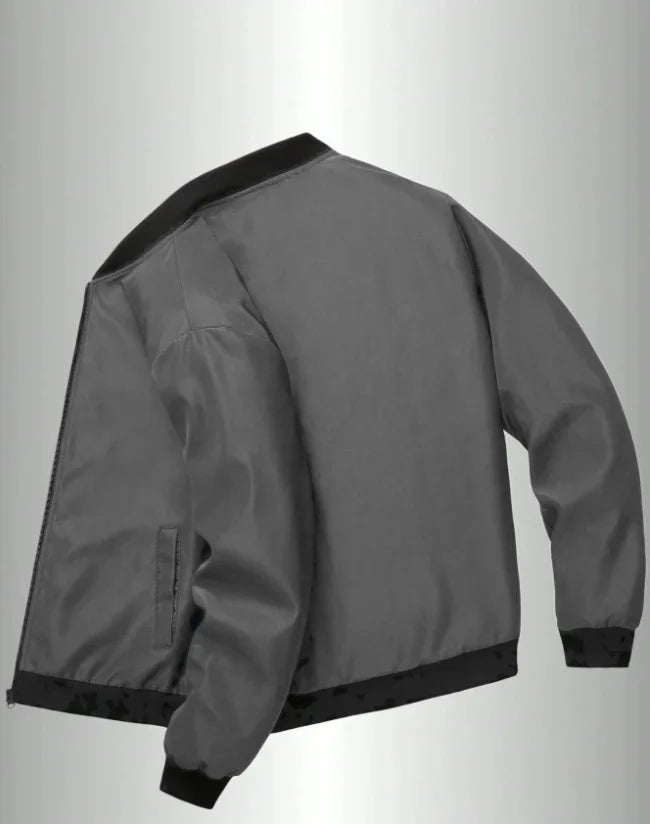 Men's Solid Color Casual Sports Zipper Stand Collar Hoodie Cardigan Coat - Comfortable Fashionable Men's Outerwear