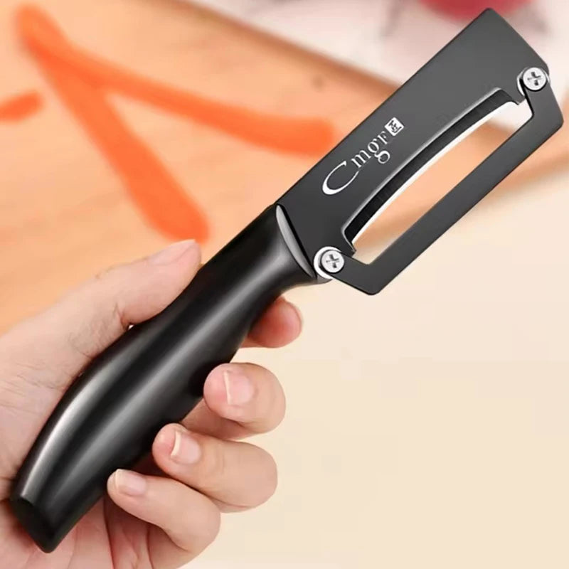 Multi-Function Kitchen-Specific Peeler Stainless Steel Kitchen Peeler for Slicing Fruit and Vegetables with Steel Handle