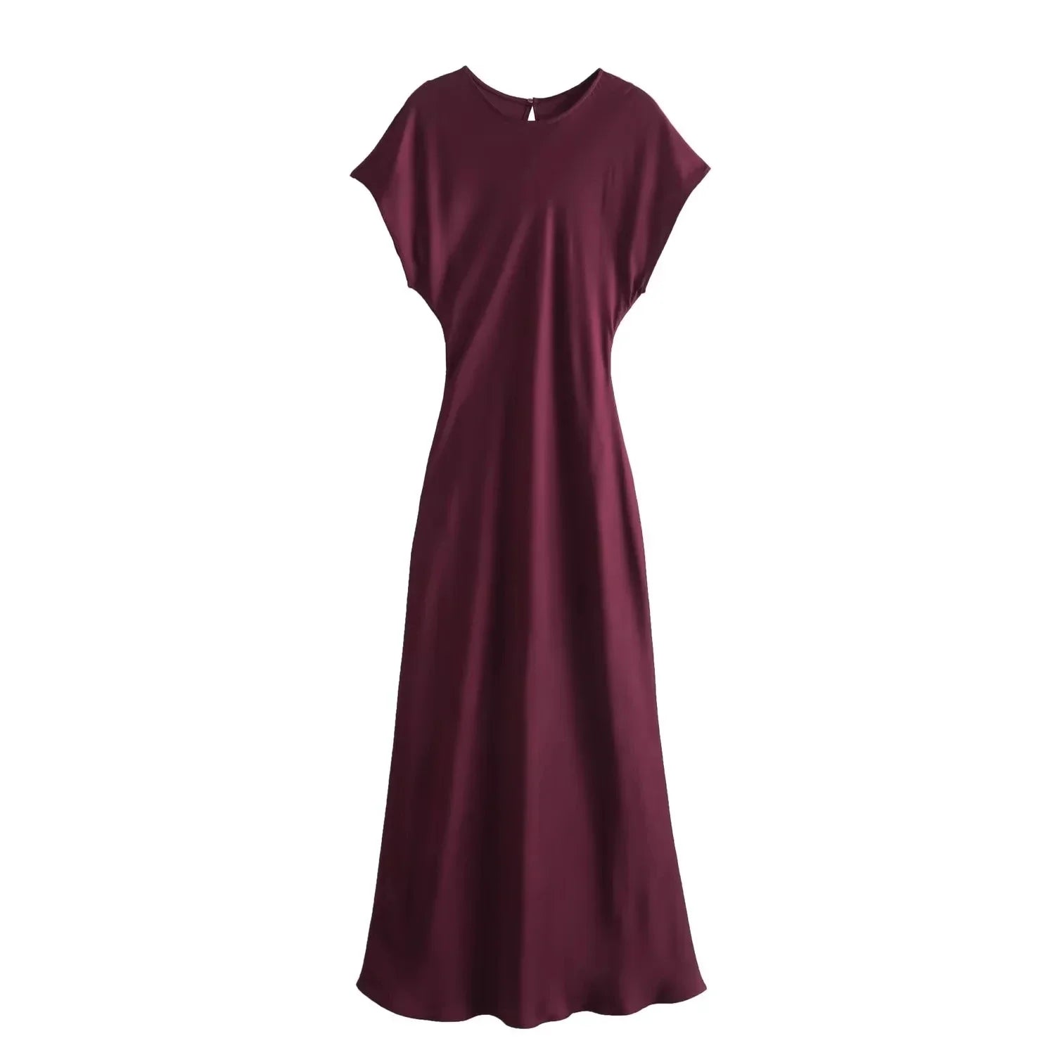 Midi Satin Dress Woman Long Dresses For Women Chic And Elegant Evening Dresses Female Party Dress