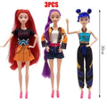30 Cm Doll, Kpop Toy, Devil Hunter Action Figure, Rumi, Mira, Zoey, Beautiful Princess, Girl Plastic Doll, DIY Toy, Monster Hunt