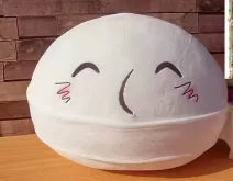 Classic Round Ball Shape Plush Pillow Toy Multi Expression Anime Character Stuffed Doll Role Play Decorative Plush Figurine Gift