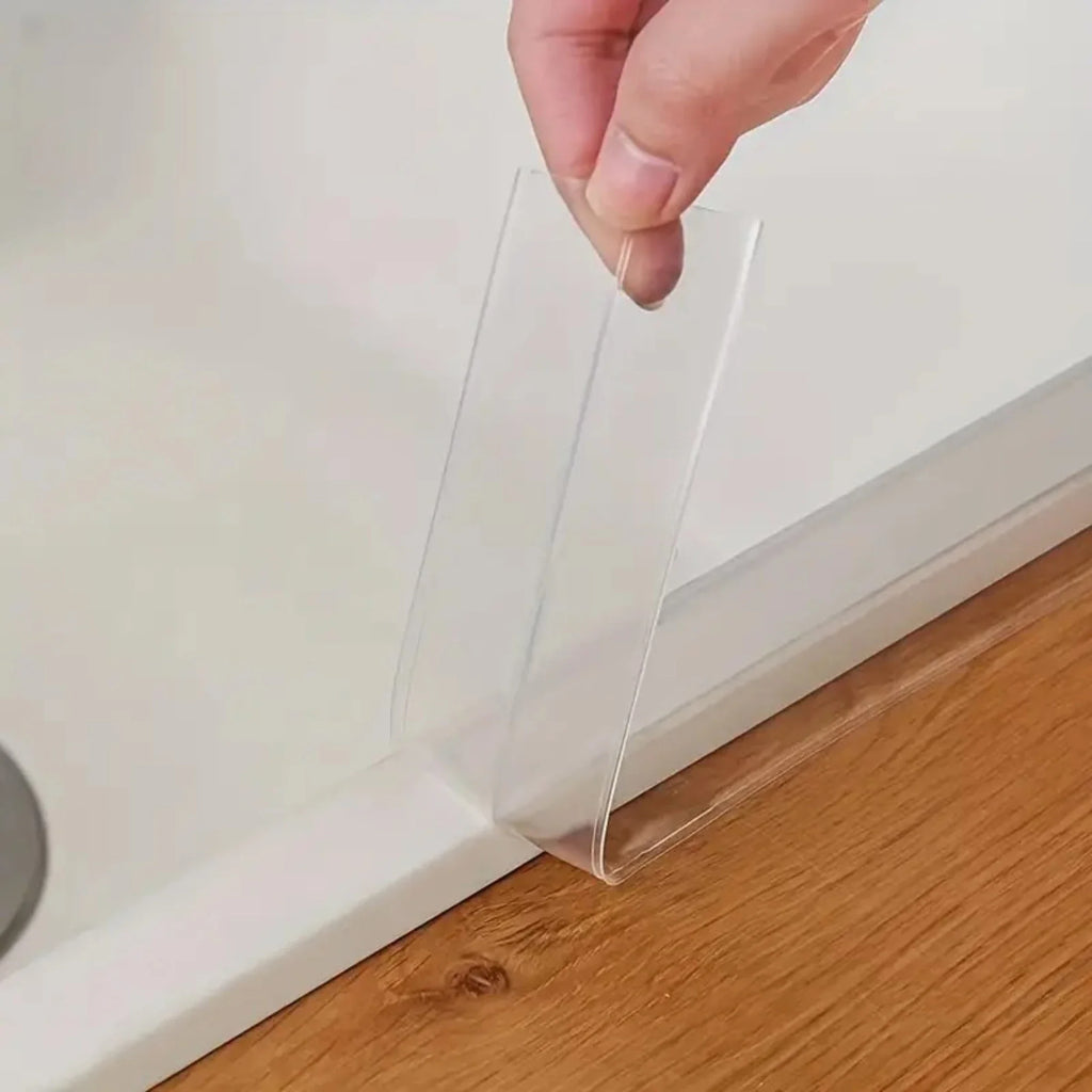 Waterproof Transparent PVC Self-adhesive Tape Bathroom Wall Tapes Toilets Strips Sink Edge and Bathroom Kitchen Sealing Strips