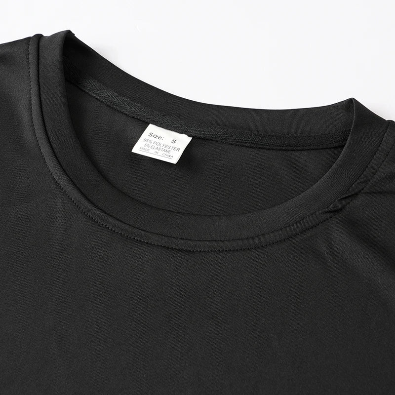 Men Slim Fit Short Sleeve T Shirt Summer Elastic Soft Basic Tops Classic Crew Neck Casual Daily Street Outdoor Wear for Men