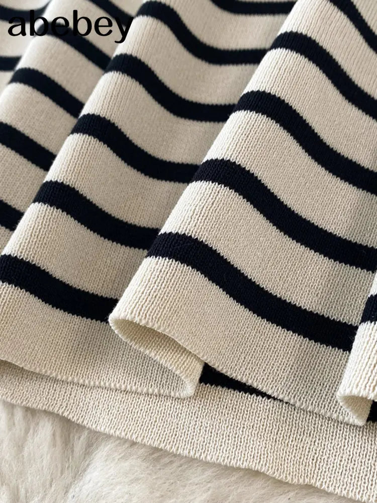 Women Striped Knit Sling Dress Blue White Wide Strap Metal Button Slim Fit Bodycon Mini Casual Summer Vacation Lady All Season