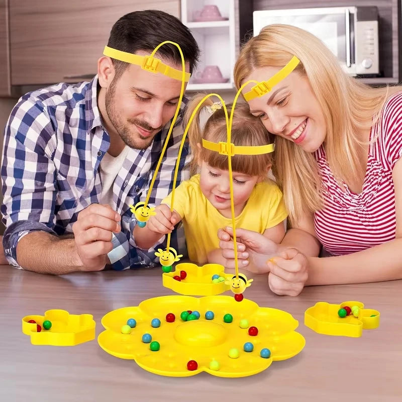 Bumble Bee Magnetic Toy Funny Family Board Games Montessori Sorting Puzzle Fishing Toys Interactive Games for Kids and Adults