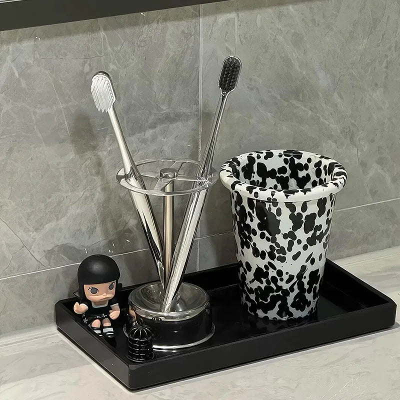Stainless Steel Toothbrush Stand Toothpaste Holder Home Storage Orgnizer Kitchen Rack Bathroom Accessories Lazy Tube Squeezer