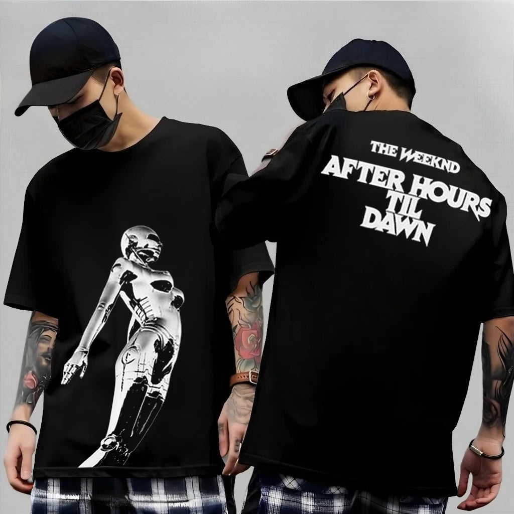 The Weeknd 2026 After Hours Til Dawn World Tour Cotton Short Sleeves T-shirt Gift For Fans Unisex S-3XL R&B Style Tee Tops