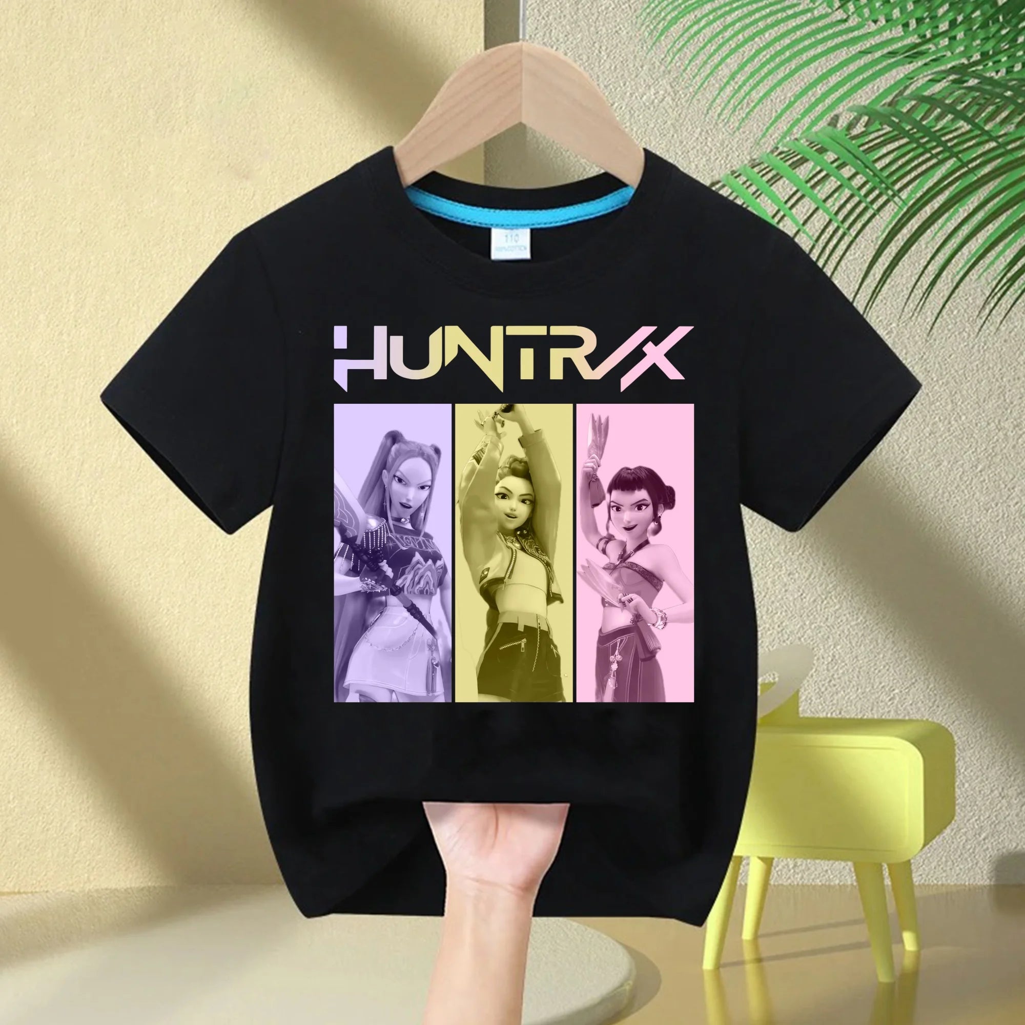 Kpop Demon Hunters 2026 Hot Movie Kids T‑Shirt Soft Cotton Toddler Boys Girls Tops Fashion Casual Children Clothing Fan Gifts