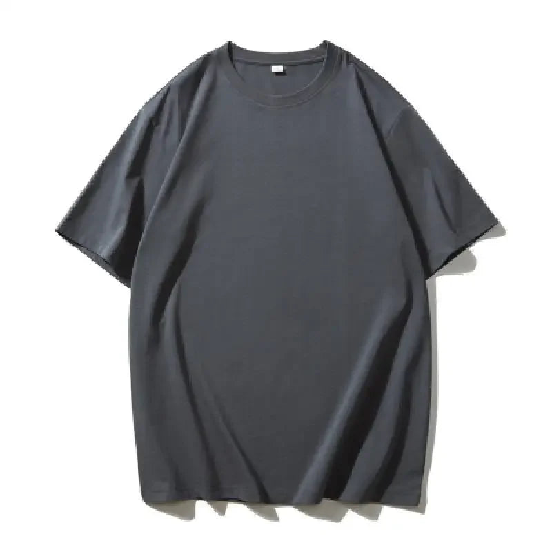 2025 Summer Mens soild color T Shirts Male Casua  Short Sleeve Classical Tee Mens Cotton Oversized Hip-Hop Top Tees S-5Xl