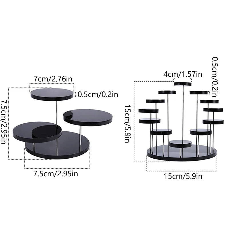 Cupcake Stand Acrylic Display Stand For jewelry Cake Dessert Rack Party Decor