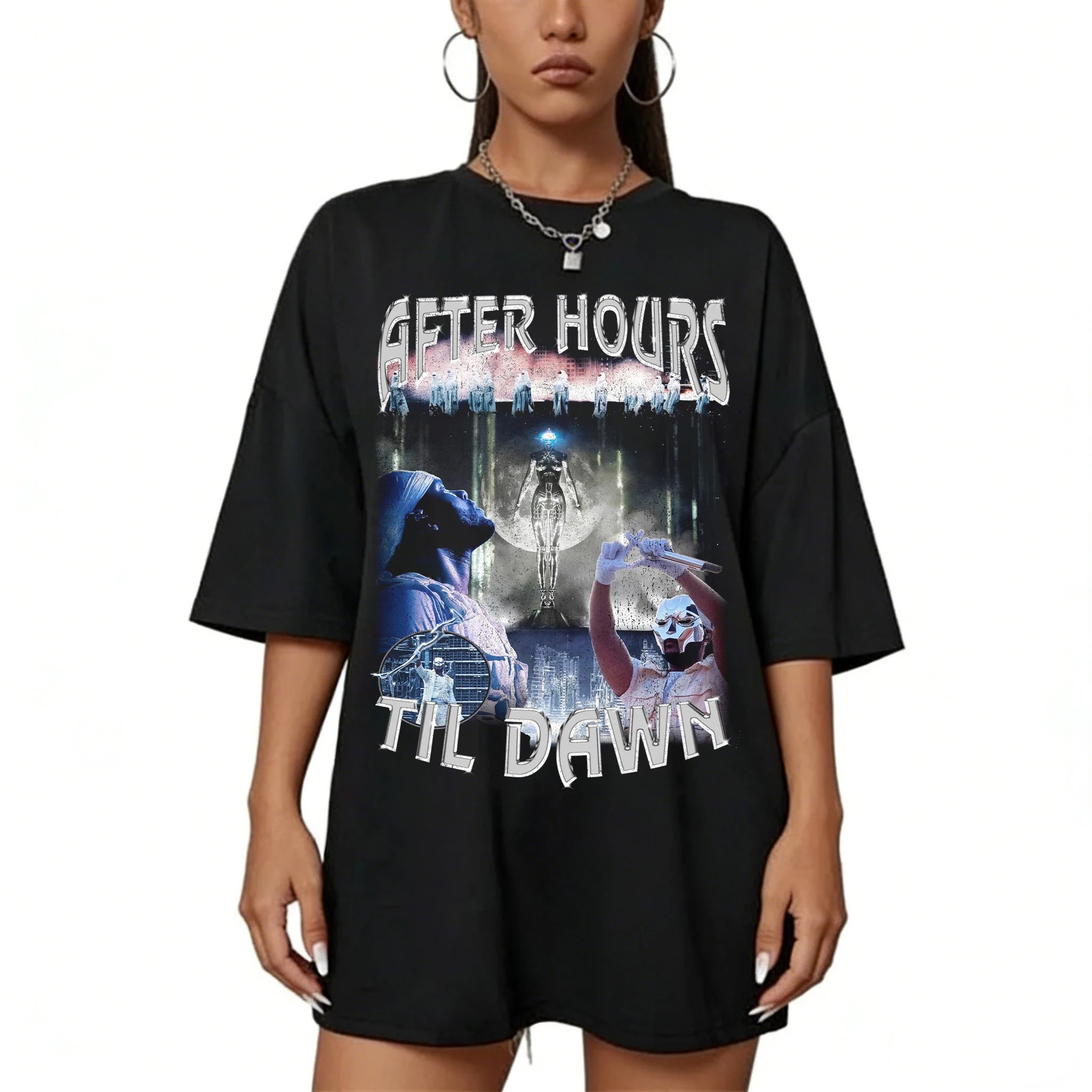 The Weeknd 2026 After Hours Til Dawn World Tour Cotton Short Sleeves T-shirt Gift For Fans Unisex S-3XL R&B Style Tee Tops