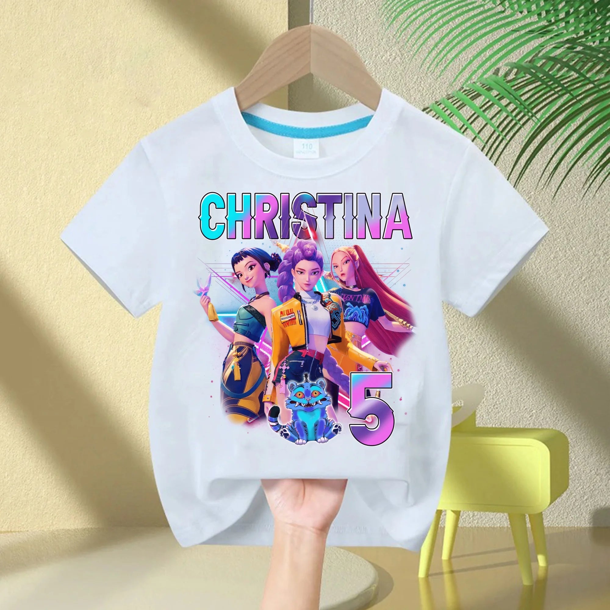 Kpop Demon Hunters 2026 Hot Movie Kids T‑Shirt Soft Cotton Toddler Boys Girls Tops Fashion Casual Children Clothing Fan Gifts