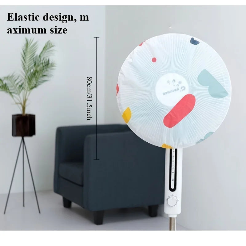 One Set 2 Electric Fan Dust Cover • Durable Protective Cover • Suitable for All Fans • Easy-to-Clean Design for All Seasons • Su