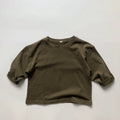 100%Cotton Unisex Children Boys Girls Toddler T-shirts Full Sleeve Kids Tees