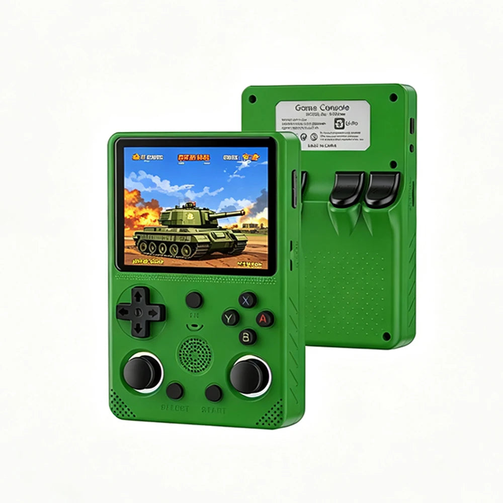 RG36max Upgraded Version Retro Handheld Game Console, RK3326 Quad-Core, 3.5" Screen, 128GB 40000+ Games, RGB Joysticks