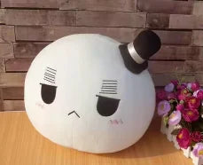 Classic Round Ball Shape Plush Pillow Toy Multi Expression Anime Character Stuffed Doll Role Play Decorative Plush Figurine Gift