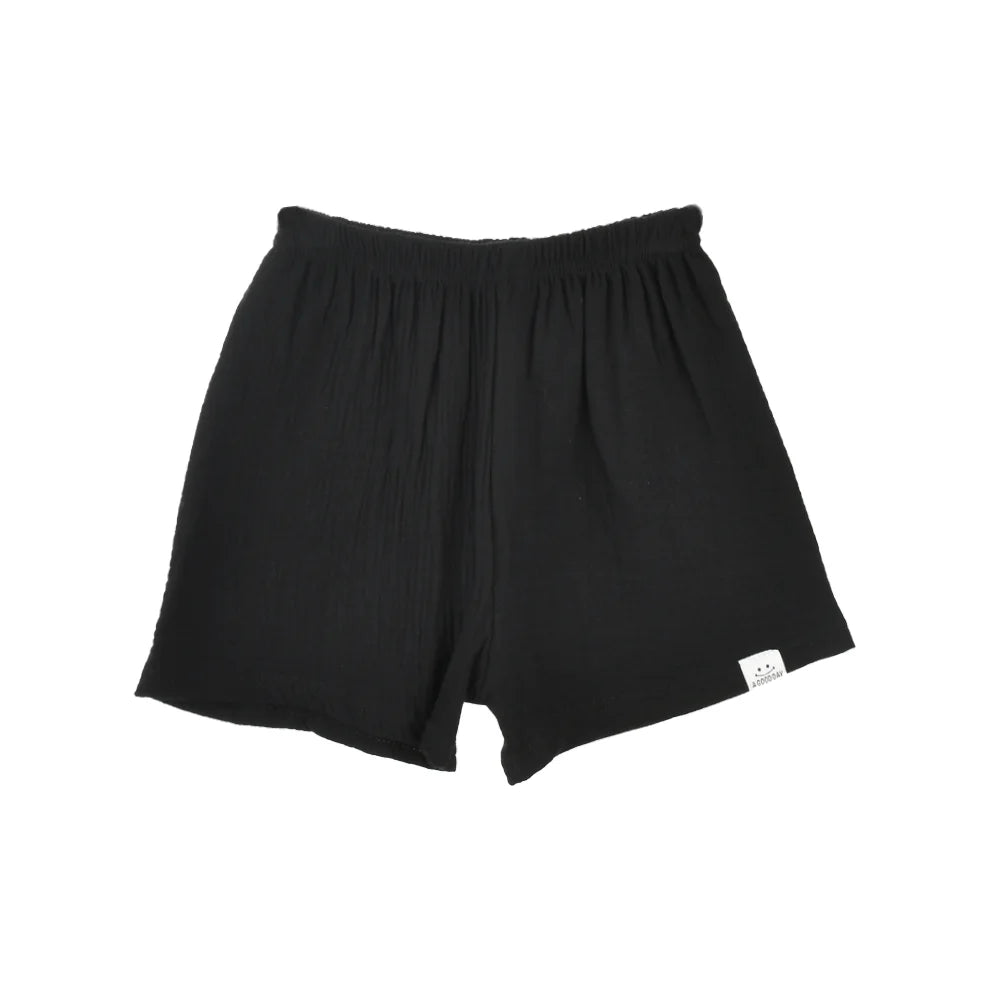 New Summer Children's Pure Cotton Shorts Fashion Solid Color Beach Shorts Kid's Casual Outing Shorts Age 2-10
