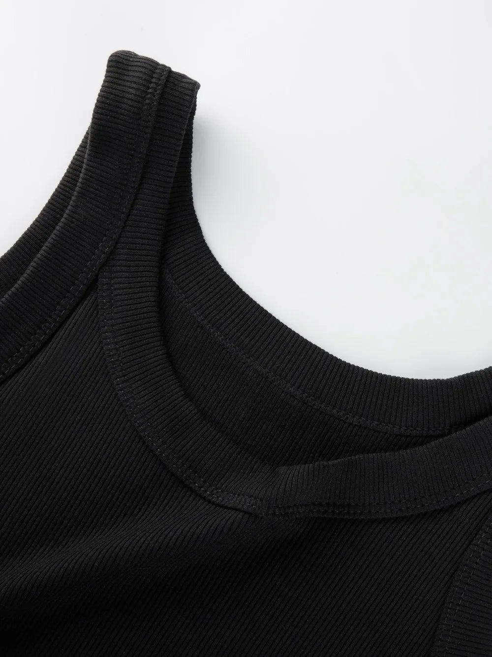 3PCS Y2K Ribbed Cotton Tank Tops Womens Summer Slim O-Neck Sleeveless Casual Soft Breathable Vest Sporty Wear Daily Undershirt