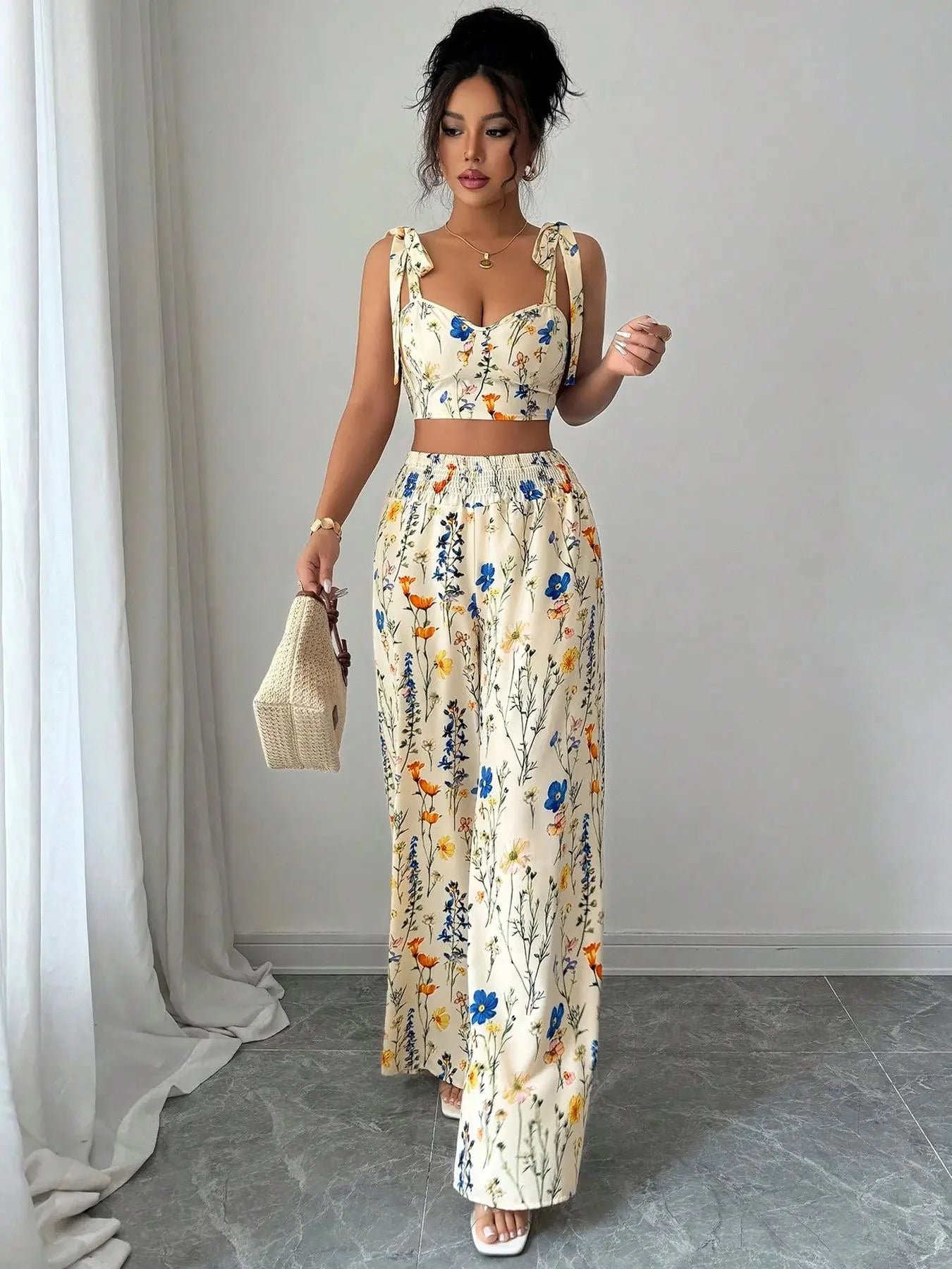 Women's Two-Piece Set, Stylish and Comfortable for Casual Wear, Perfect for Any Occasion, Trendy Look for Women