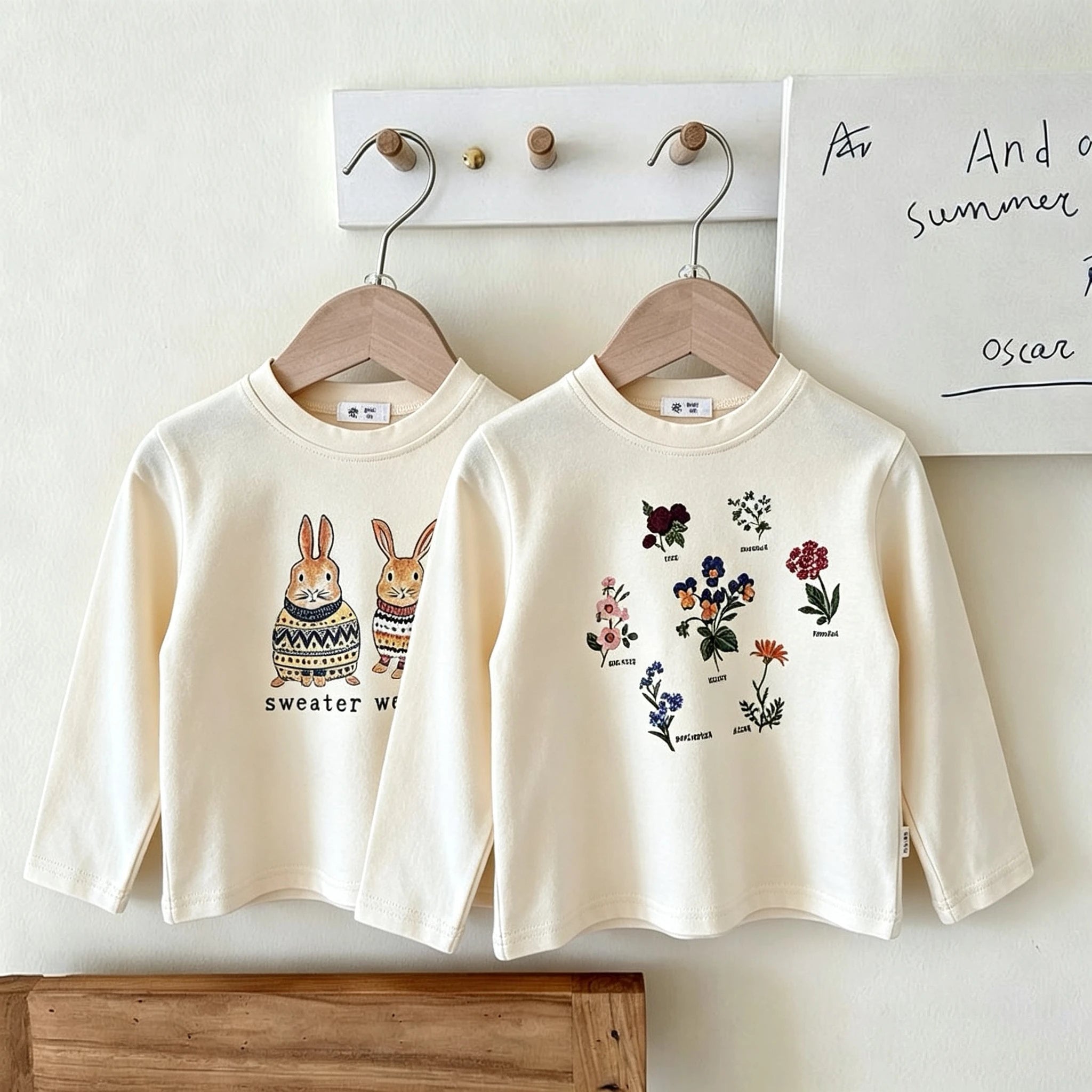 Children's Wear Autumn Clothing Long Sleeve Tees Tops Simple Casual Kids Bottoming Shirts Crewneck Blouse Baby Girls Base Shirt