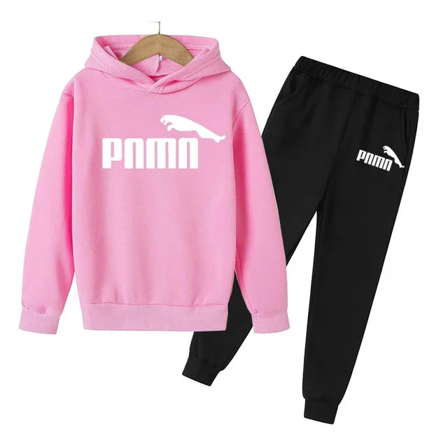 3-12 Years Children Holiday Gifts 2pcs Set Boy Girl Kid's Clothes Hoodie+Pants Suit  Spring Autumn Tracksuit