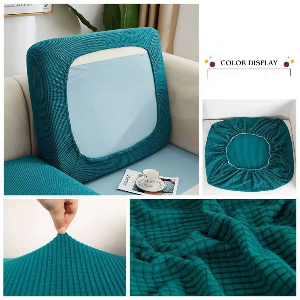 Thicken Elastic Sofa Cover For Living Room Solid Color Furniture Protector Sofa Cushion Cover Slipcover Removable Couch Covers
