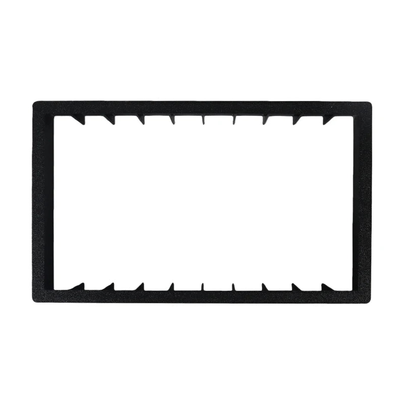 CD/DVD Media Storage Organizer 10 Grid Tape Storage Rack Durable Black Plastic Display Stands For Home And Office Organization