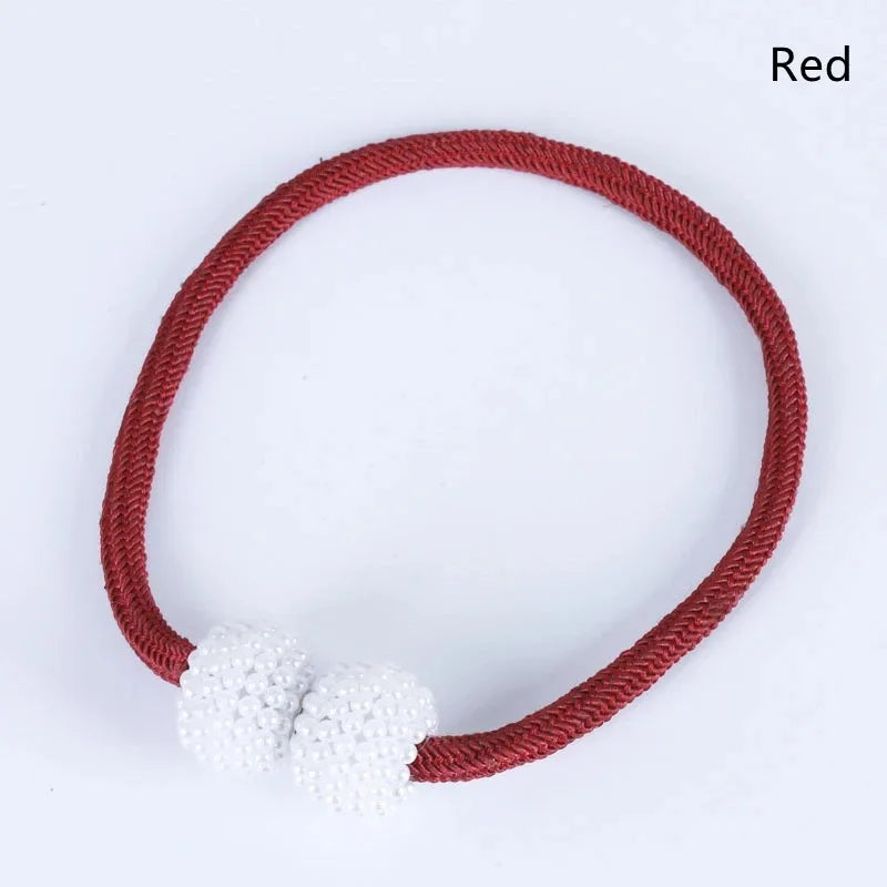 4/2/1Pcs Pearl Magnetic Curtain Clip Curtain Holders Tie Back Buckle Clips Hanging Ball Buckle Tie Back Curtain Decor Accessorie